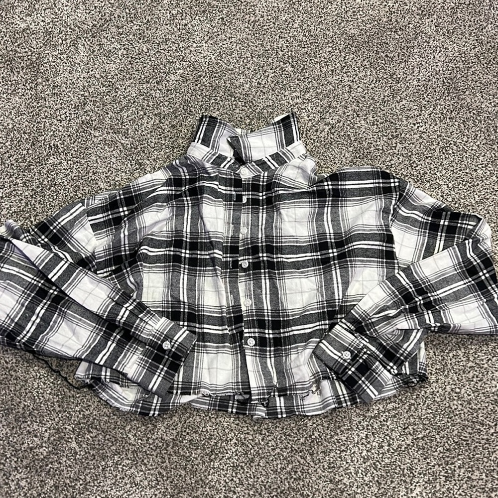 Cropped flannel